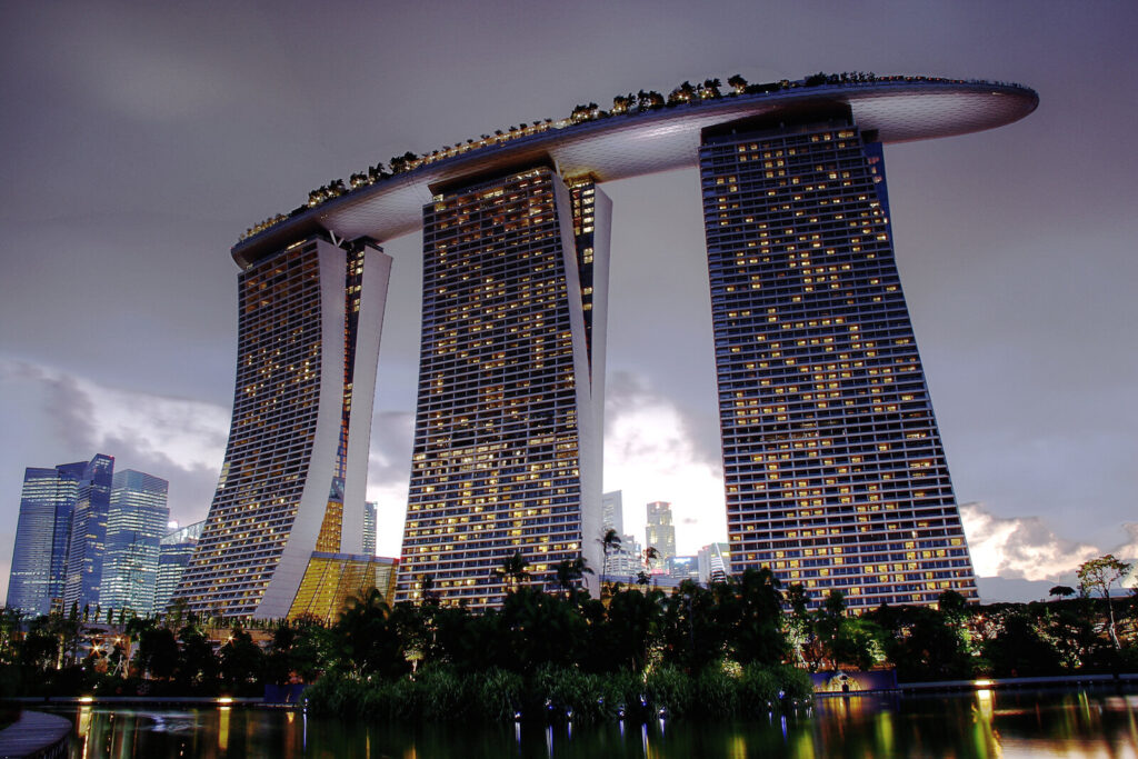 Marina Bay Sands Singapore exterior view