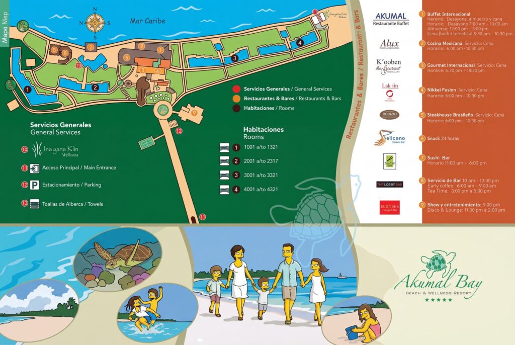 Карта отеля Akumal Bay Beach & Wellness Resort Map: Your Insider's Guide to Paradise - Unlock the Best Views & Secret Spots!