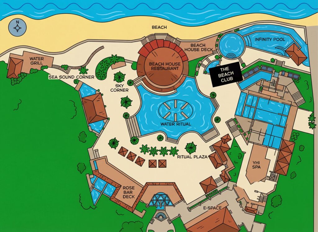 Карта отеля Armar House All-Inclusive: Your Insider's Guide to Navigating Paradise (Hotel Map & Layout)