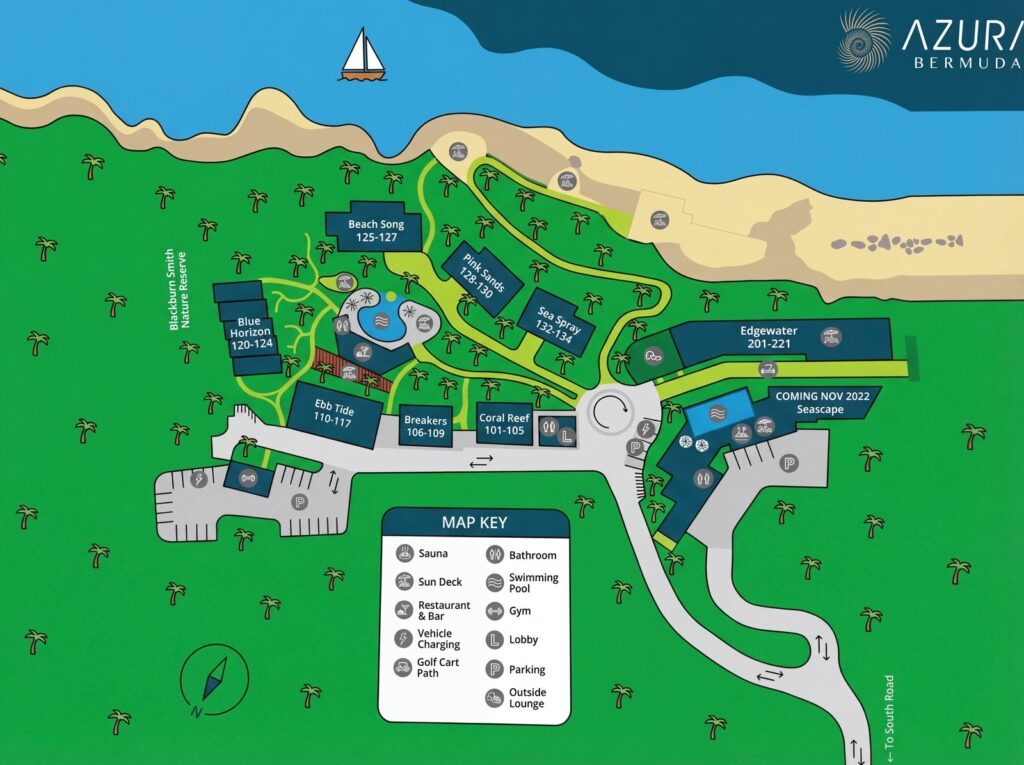 Карта отеля Azura Bermuda Resort Map Insider: Unlocking Your Perfect Island Escape