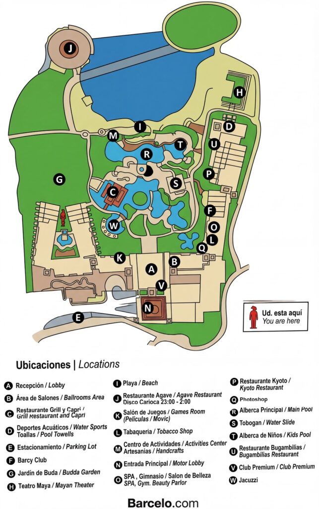 Карта отеля Barcelo Karmina Resort Map Insider: Your Ultimate Guide to Navigating Paradise