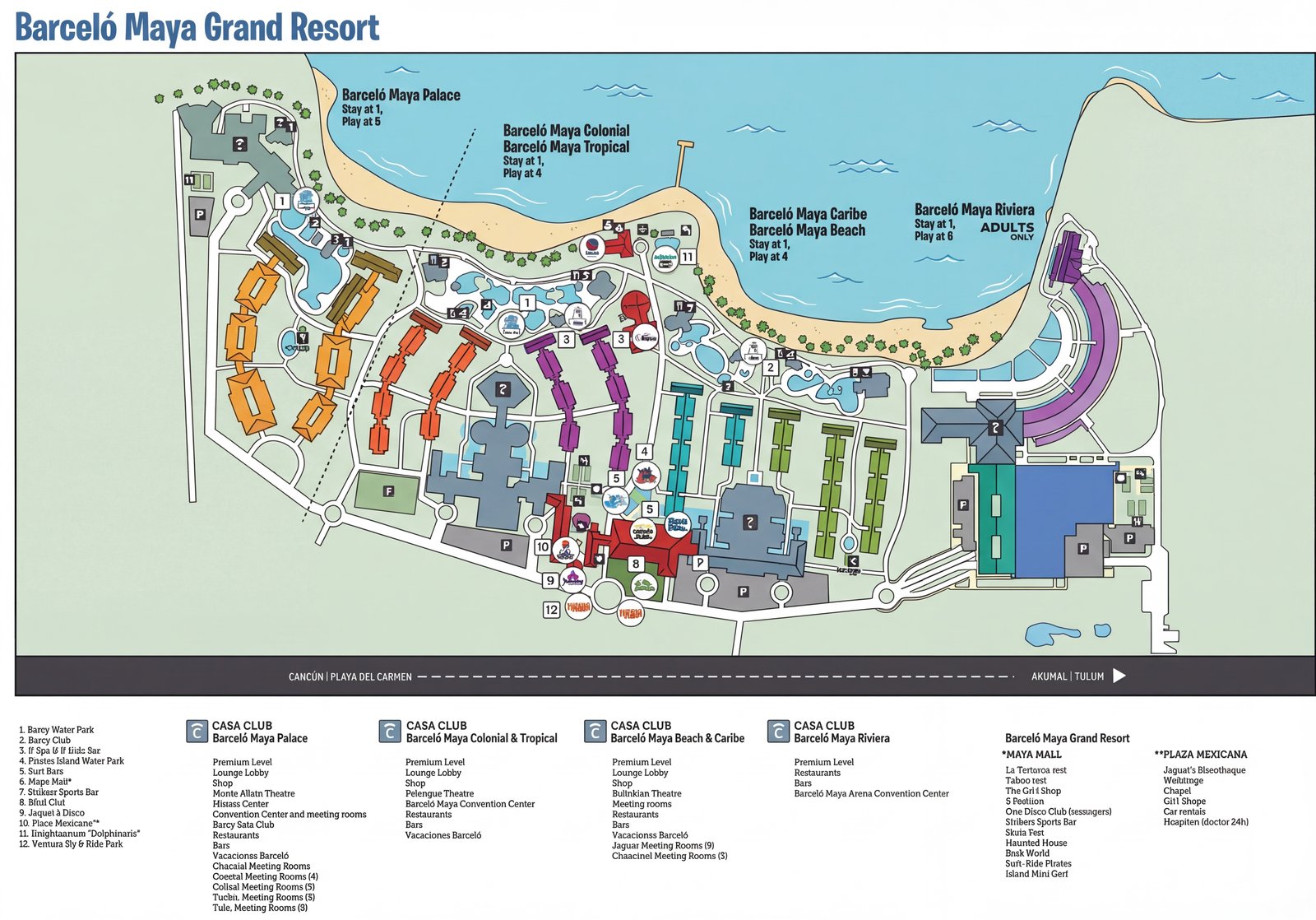 Unlocking Paradise: Your Ultimate Insider’s Guide to Barceló Maya Riviera & Grand Resort Map