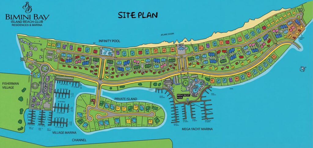 Карта отеля Unlock Bimini Bay's Secrets: Your Insider Guide to Island Paradise & Marina Living