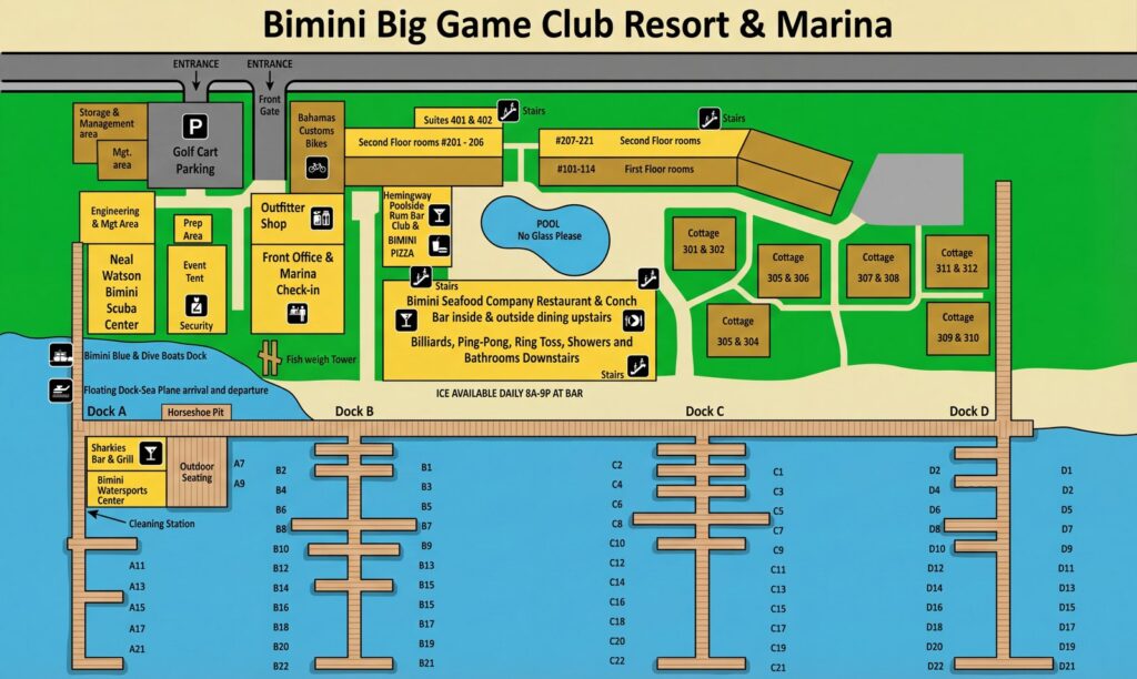 Карта отеля Bimini Big Game Club Resort Map: Your Ultimate Insider's Guide to Paradise Logistics