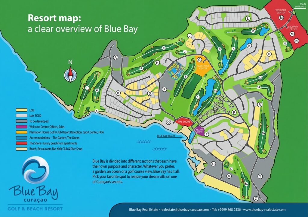 Карта отеля Blue Bay Curacao Golf & Beach Resort: Your Ultimate Insider's Map & Stay Guide