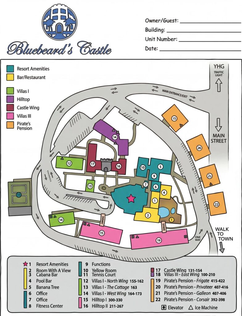 Карта отеля Unlocking Bluebeards Castle: Your Ultimate Insider's Map Guide to a Caribbean Gem