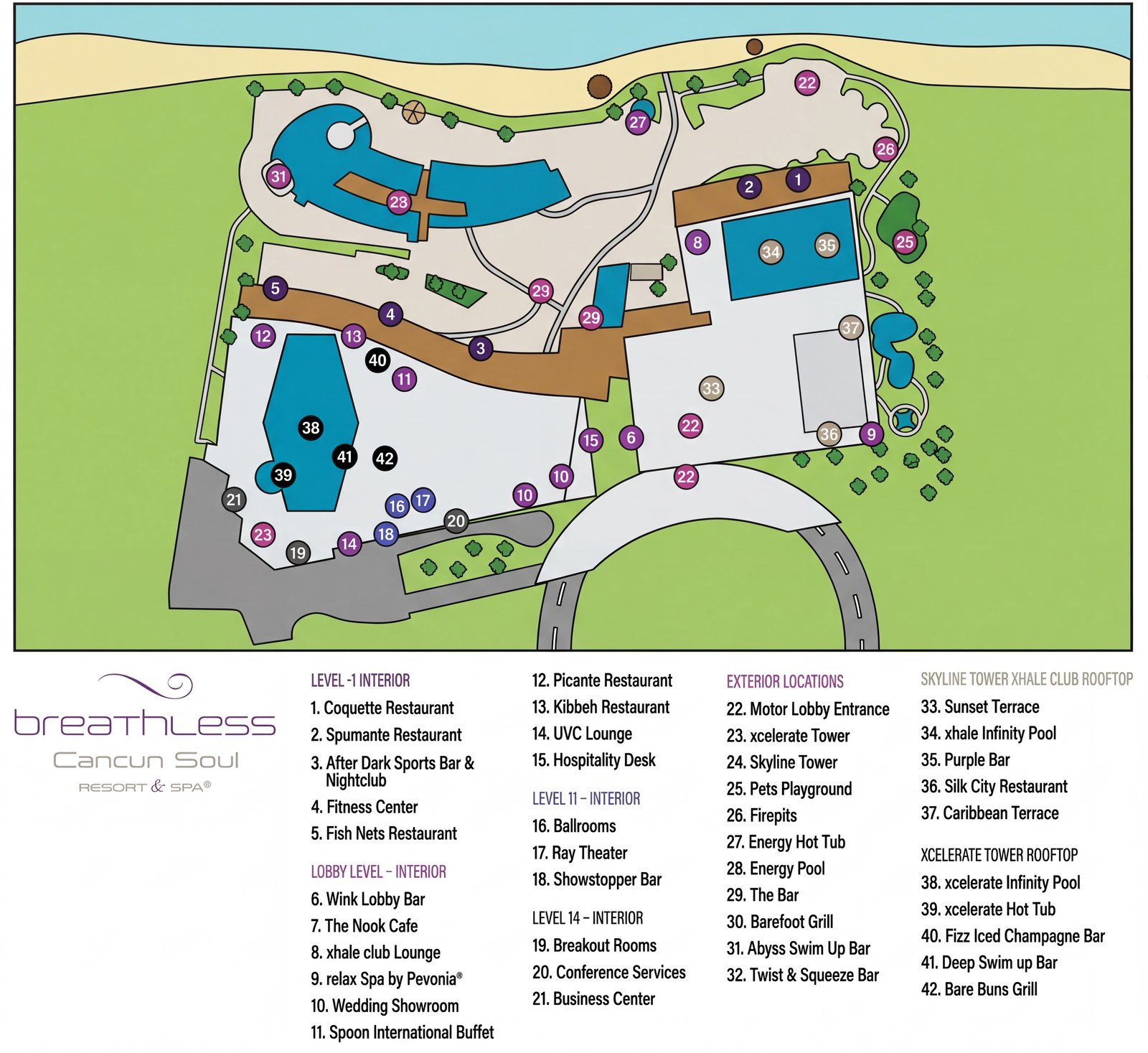 Unveiling Paradise: Your Insider’s Guide to Breathless Cancun Soul Resort & Spa | Expert Hotel Map Analysis