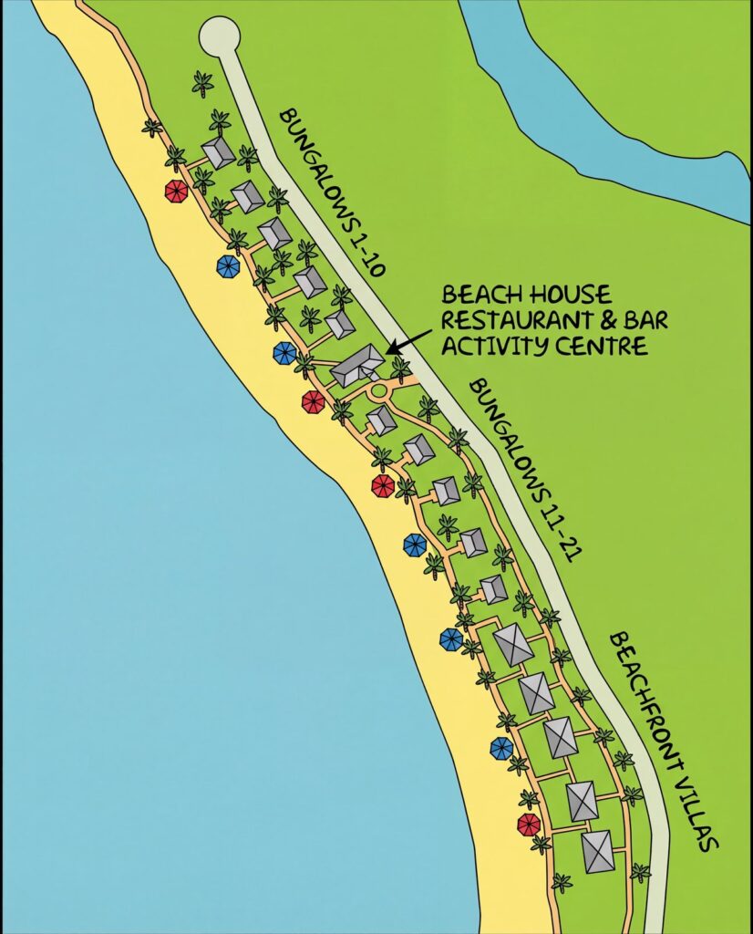 Карта отеля Cape Santa Maria Beach Resort Map Guide: Uncover Your Perfect Bahamian Escape!