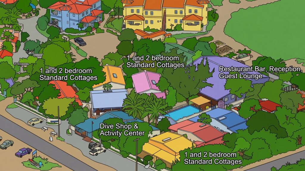 Карта отеля Caribbean Club Bonaire Map Guide: Unlock Your Perfect Island Getaway