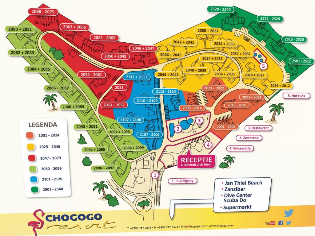 Карта отеля Chogogo Dive & Beach Resort Map: Your Insider's Guide to Paradise – Find Your Perfect Stay!
