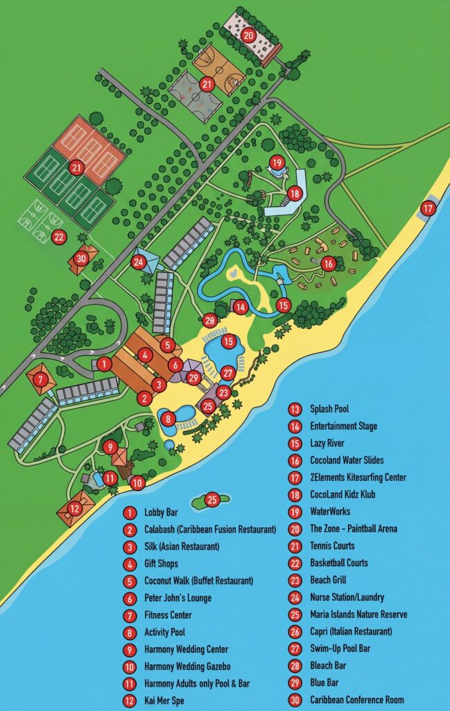 Карта отеля Coconut Bay Resort & Spa: Your Ultimate Insider's Map Guide & Hidden Gems