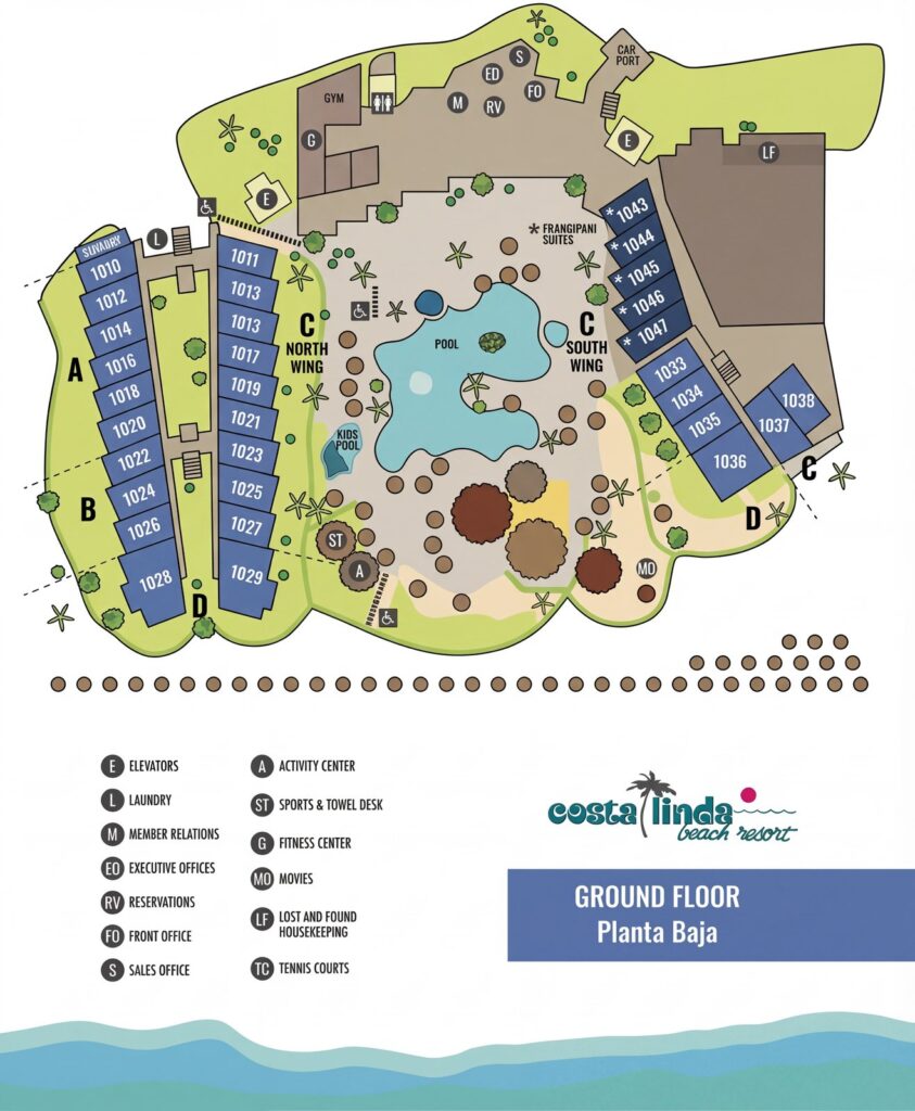 Карта отеля Unraveling Paradise: Your Insider's Guide to Costa Linda Beach Resort's Ground Floor Map & Best Stays