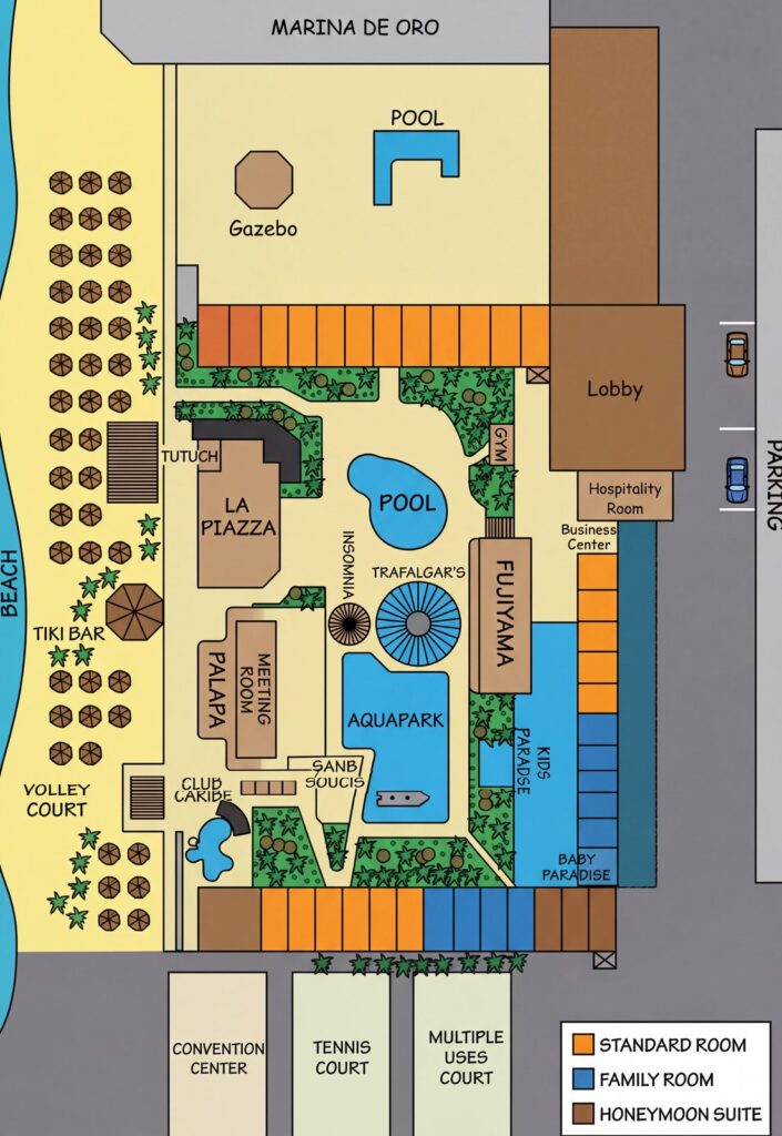 Карта отеля Crown Paradise Club: Your Ultimate Resort Map Insider Guide for a Perfect Getaway!