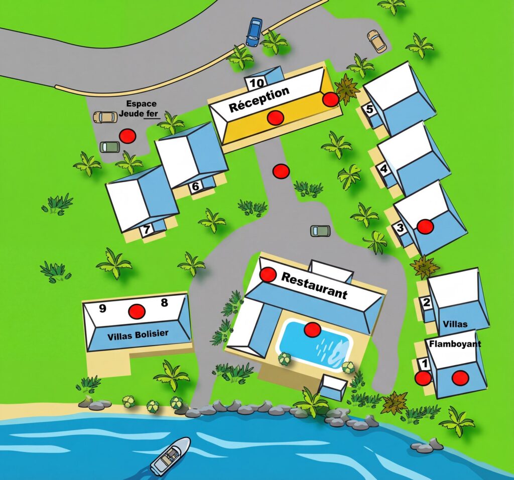 Карта отеля Discover Diamant Beach: Your Insider's Guide to the Perfect Tropical Escape