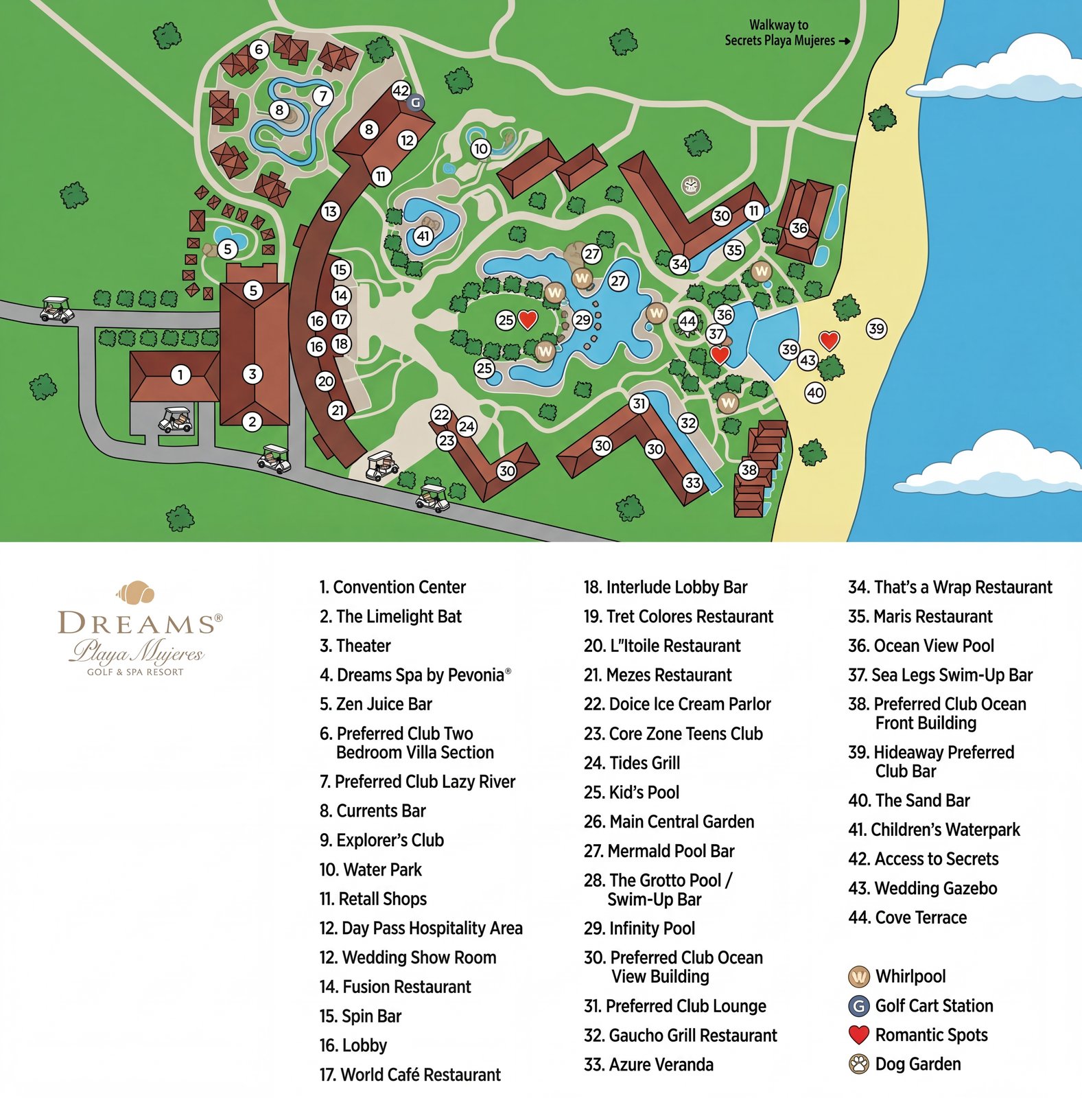 Dreams Playa Mujeres Golf & Spa Resort Map: Your Ultimate Insider’s Guide to Paradise