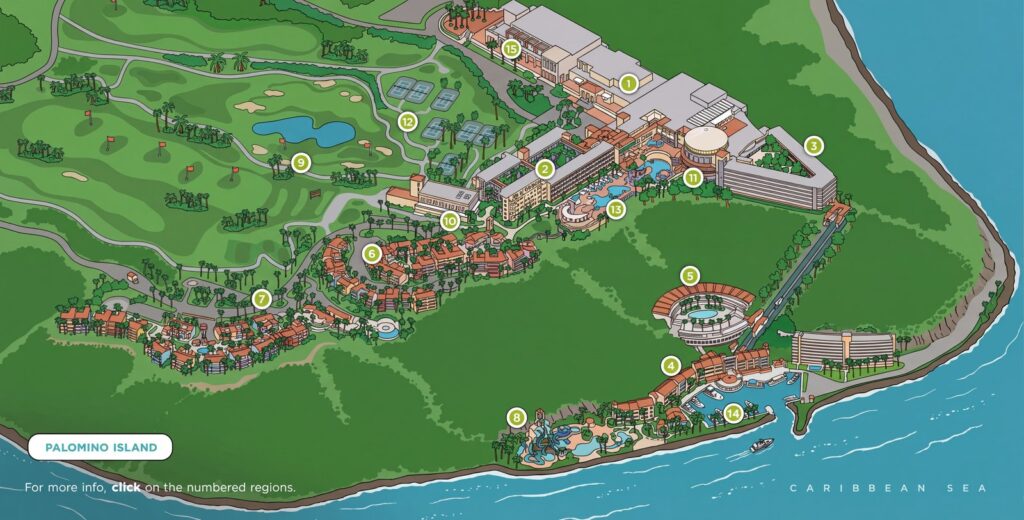 Карта отеля El Conquistador Resort Map: Your Ultimate Insider's Guide to Caribbean Paradise