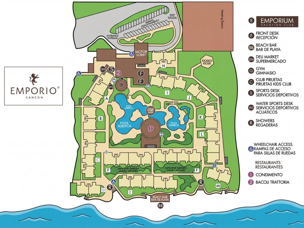 Карта отеля Emporio Cancún Insider Guide: Unlocking Your Perfect Tropical Getaway with Our Exclusive Hotel Map Analysis