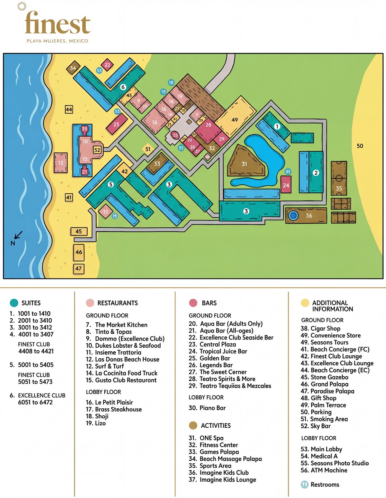 Unlock Paradise: Your Ultimate Finest Playa Mujeres Resort Map Insider Guide