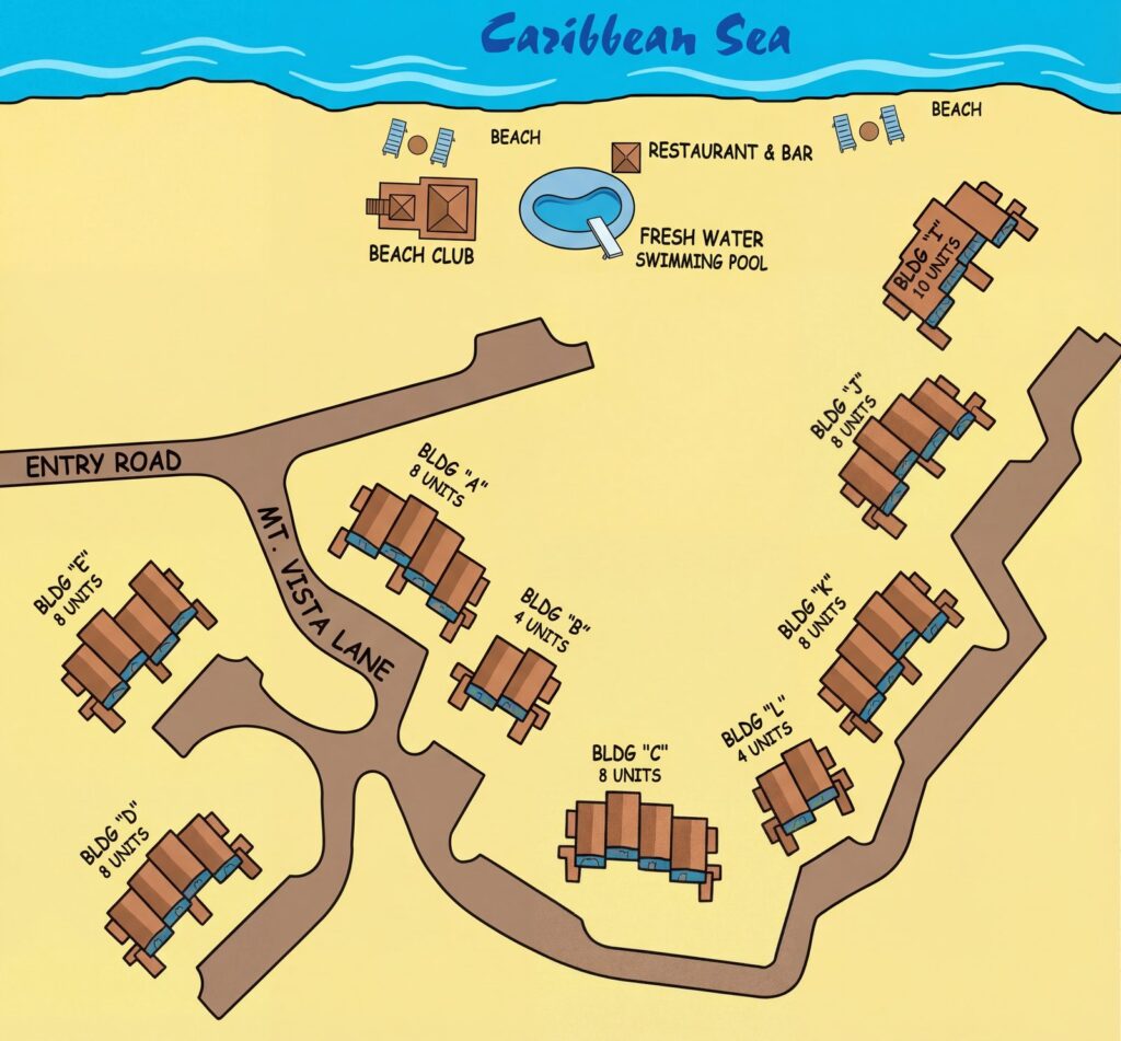 Карта отеля Gentle Winds Resort Map: Your Insider's Guide to Caribbean Bliss & Perfect Stays