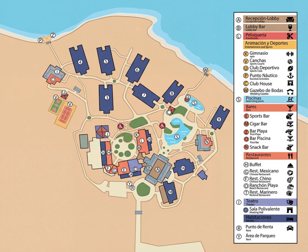 Карта отеля Unlocking Paradise: Your Gran Muthu Imperial Insider Map Guide – Best Rooms, Secret Paths & More!