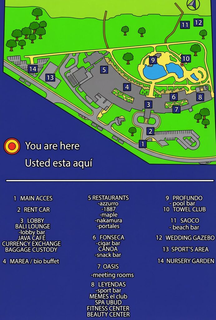 Карта отеля Grand Aston Varadero Beach Resort Map: Your Insider's Guide to Unforgettable Stays