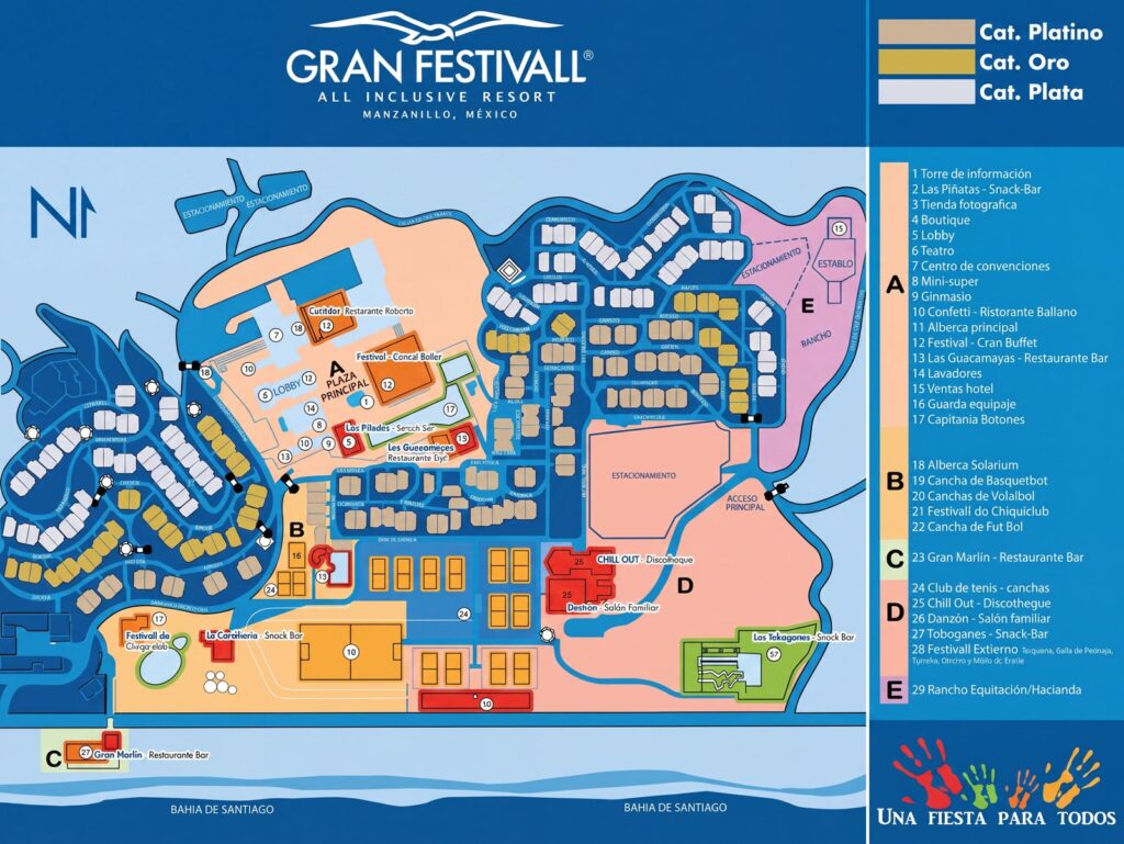 Карта отеля Gran Festivall All Inclusive Resort Map Guide: Room Selection, Renovations & Insider Tips