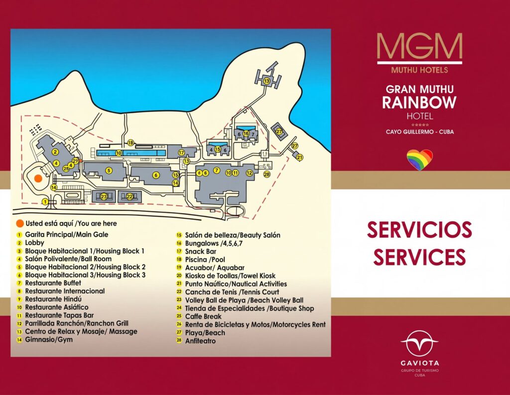 Карта отеля [Gran Muthu Rainbow Map Guide: Room Selection, Renovations & Insider Tips]